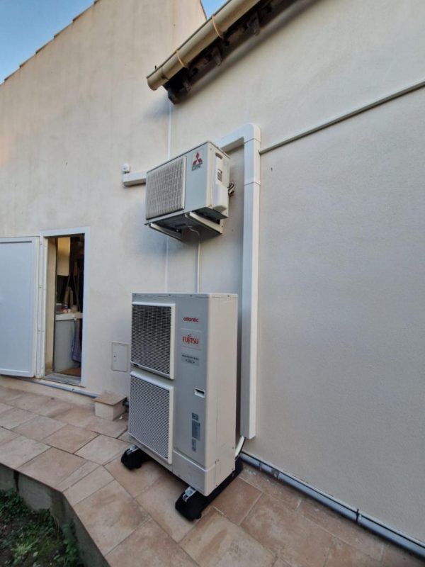 Clim + PAC air-eau chauffage sanitaires